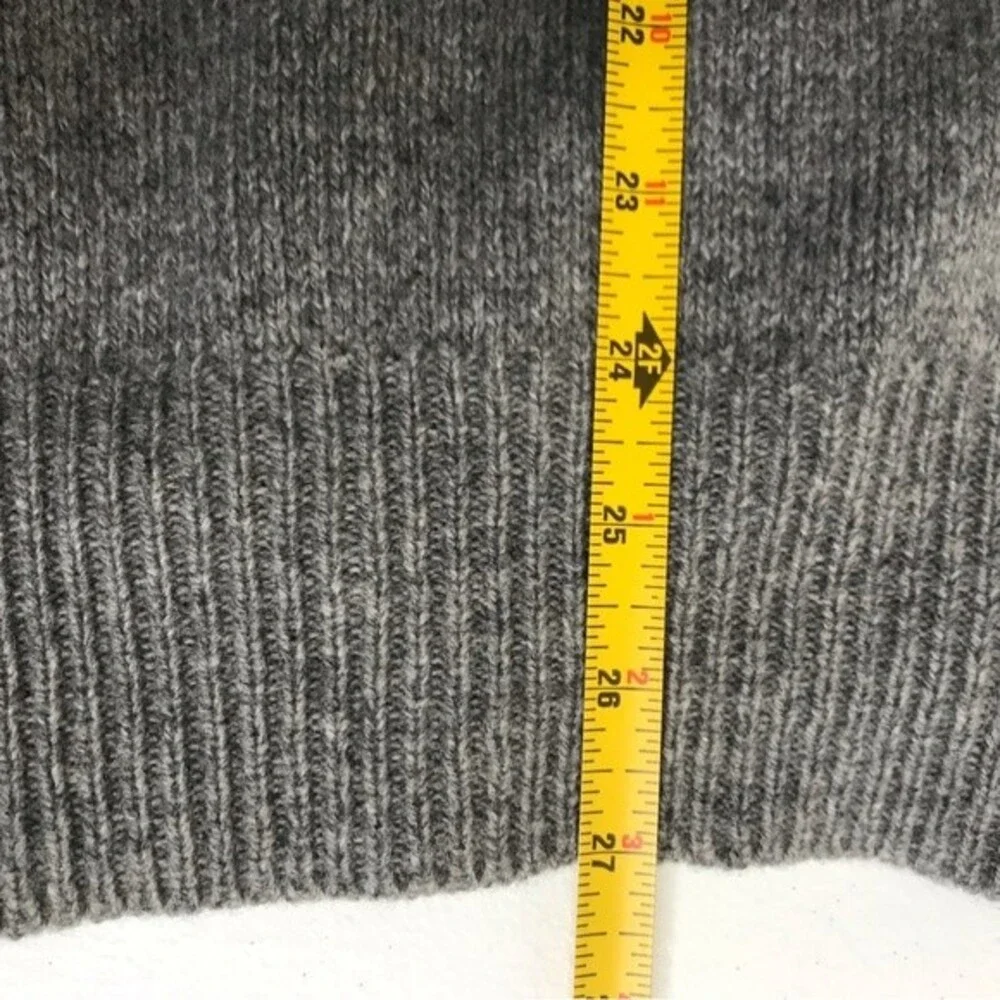 Vintage Oakton Ltd Wool Blend Gray Marled Crew Neck Long Sleeve Sweater Large